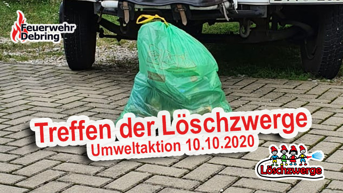 Treffen der Löschzwerge - Müllaktion 10.10.2020